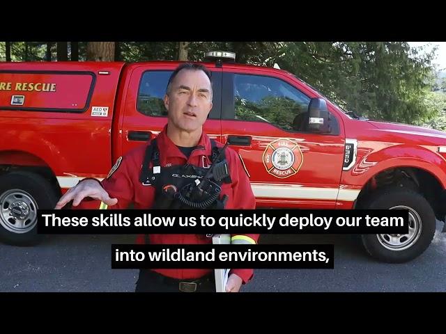 DNVFRS wildfire training