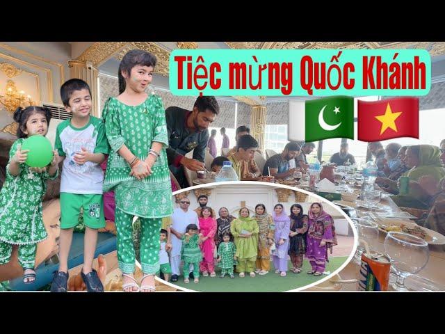 Đại gia đình nhà chồng cùng nhau đi ăn mừng quốc Khánh Pakistan Lấy chồng Pakistan 