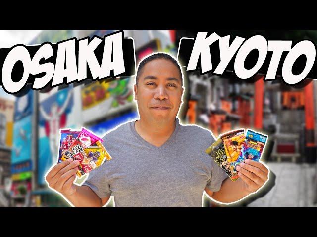 Exploring Osaka and Kyoto for Sports Cards. Visiting the best card shops in Japan!