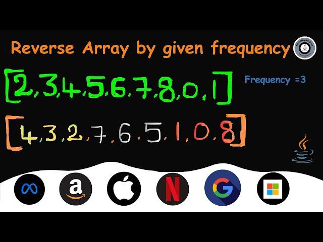  Reverse Array with Frequency Problem  | #java #java8 #programmingkt #trending #interview #hiring