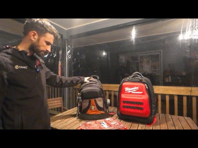 Milwaukee VS Klein Tool Backpack