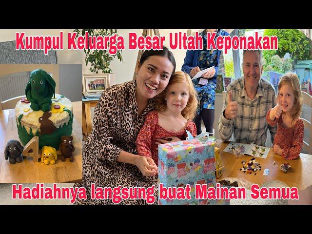 Kumpul Keluarga Besar Ultah Keponakan!! Banyak Makanan British  