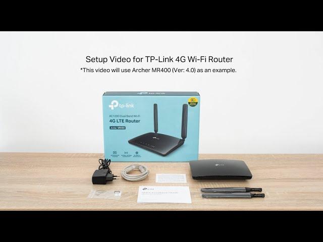 How to Set up TP-Link 4G WiFi Router