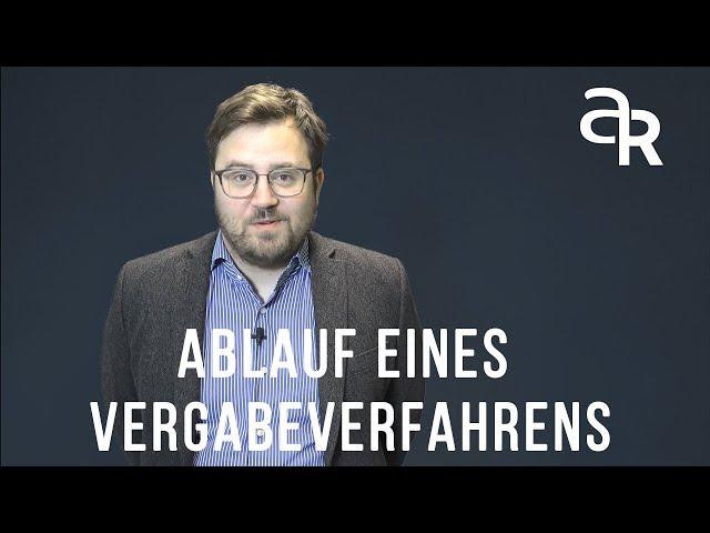 Ablauf eines Vergabeverfahrens - Vergaberechtslexikon