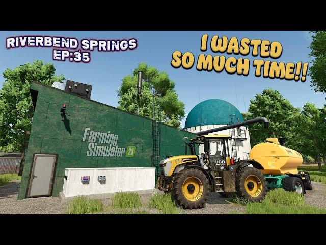 HINDSIGHT IS A WONDERFUL THING!! ON Riverbend Springs #35 | Farming Simulator 25.