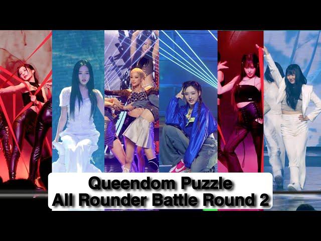 Ranking Queendom Puzzle's All-Rounder Battle Round 2