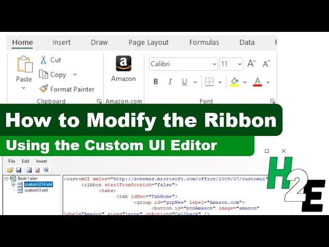 How to Customize the Excel Ribbon Using the Custom UI Editor