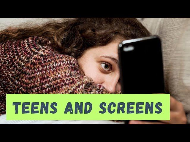 Teens Screens and Social Media: Time to come off devices