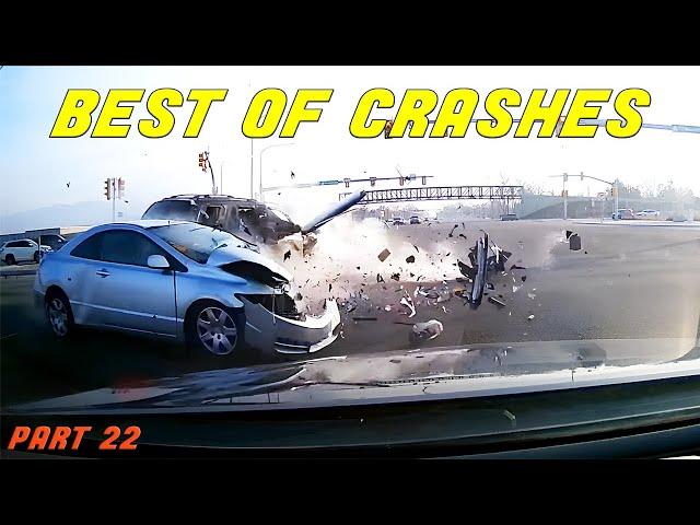 INSANE CAR CRASHES COMPILATION  || BEST OF USA & Canada Accidents - part 22