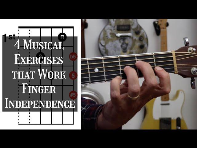 4 Musical Exercises that Work Finger Independence | Tom Strahle | Pro Guitar Secrets