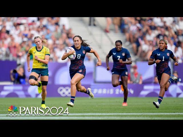 Super-slomo of ‘Spiff’ Sedrick's match-winning breakaway | Paris Olympics | NBC Sports