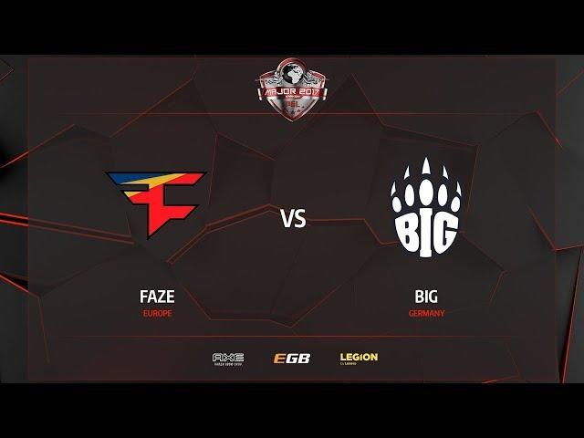 CS:GO - FaZe Clan vs BiG - PGL Major Krakow 2017