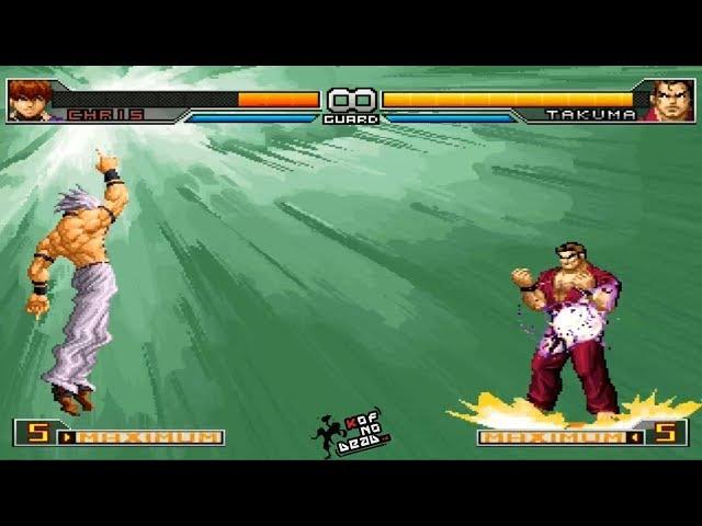 Takuma Detener Poderes vs Todos los personajes KOF 2002 UM Parte 1