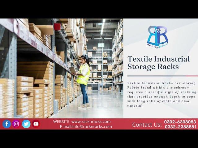 Textile Industrial Storage Racks | Warehouse Racking | Steel Rack Manufacturers | Rack n Racks