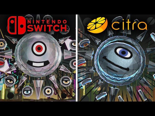 Miitopia Switch - All New Lumos Bosses Comparison (Switch vs. 3DS Emulator)