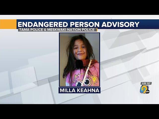 Tama Police searching for endangered child