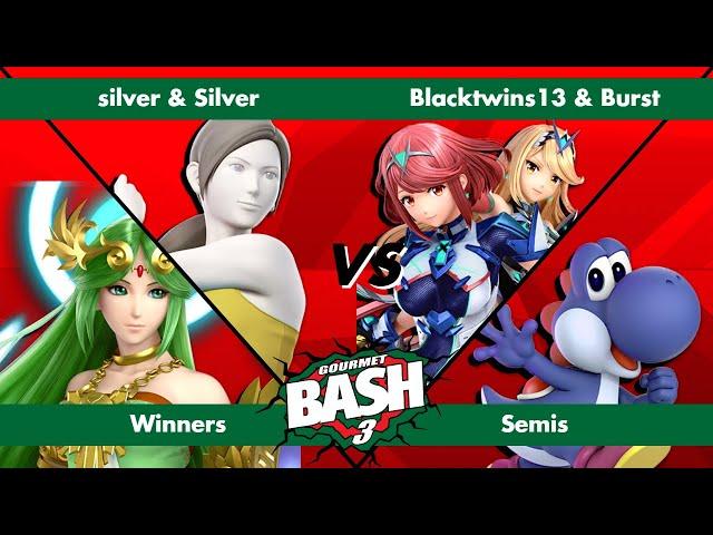 Gourmet Bash #3 - silver/Silver vs Blacktwins13/Burst - Ultimate Dubs - Winners Semis