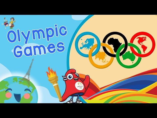 2024 Olympic Games for Kids  (Learning Video for Kids) The Olympics for Kids - Paris 2024