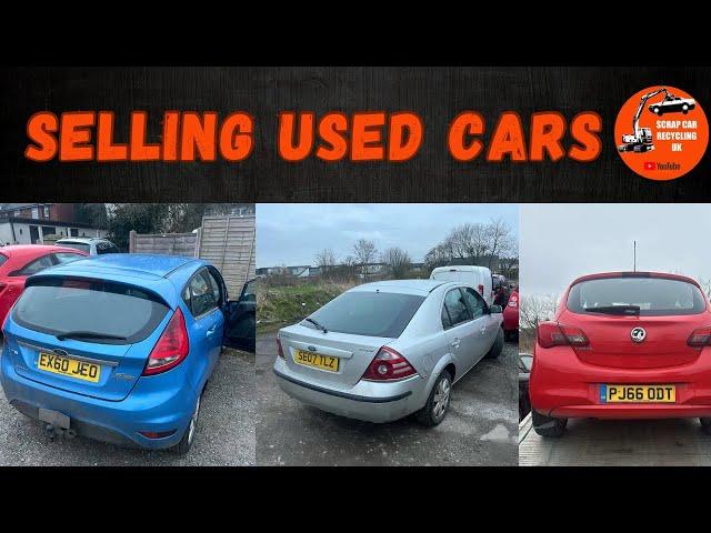 CARS ARE COMING IN THICK AND FAST !!!! WE NEED MORE SPACE !!! UK USED CAR TRADER