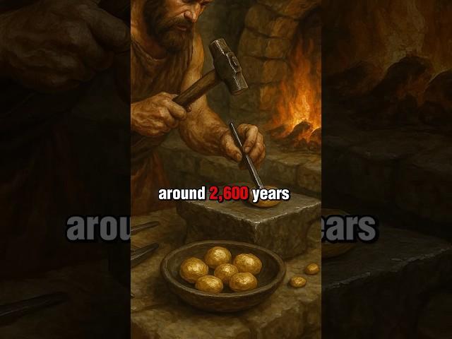 The First Coins in History Weren’t What You Think ! 🪙#history  #facts  #shorts