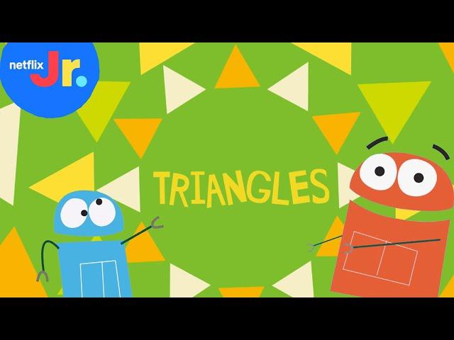 Learn Triangles!  Shapes Songs with the StoryBots | Netflix Jr