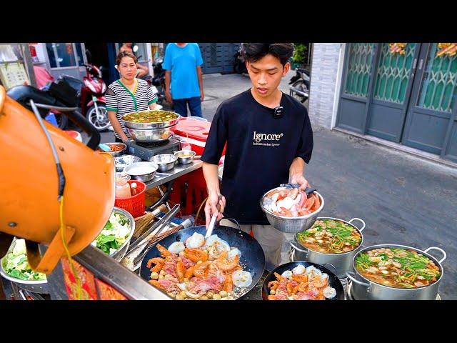 Hoành tráng Em trai tài Xóc Khuấy Chảo Điêu Luyện nấu toàn món ngon khiến nhiều người phát mê