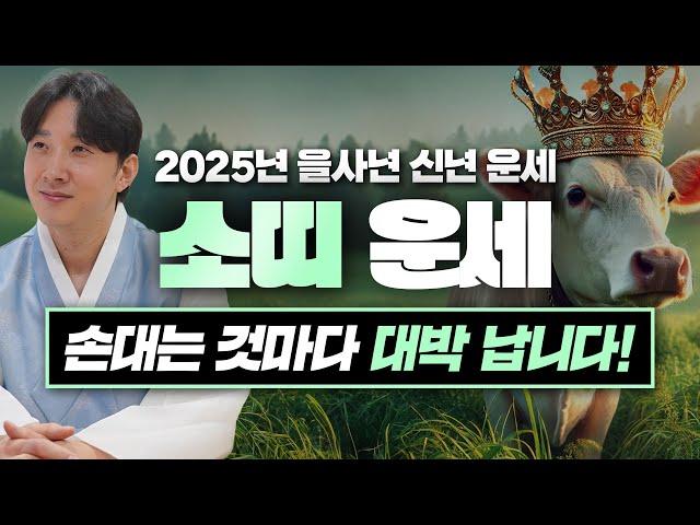 2025년 을사년 소띠 신년 운세! / 두 번 다시 없을 최고의 횡재수가 옵니다! 손대는 것마다 대박! / 97년생, 85년생, 73년생, 61년생