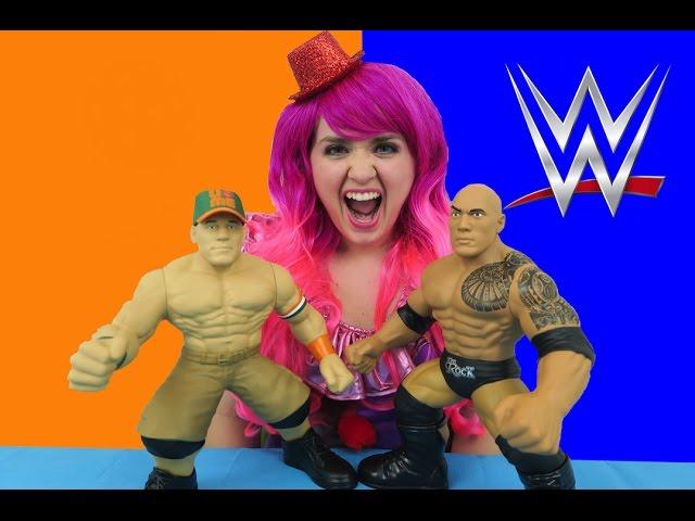 WWE John Cena & The Rock 3 Count Crushers | TOY REVIEW | KiMMi THE CLOWN