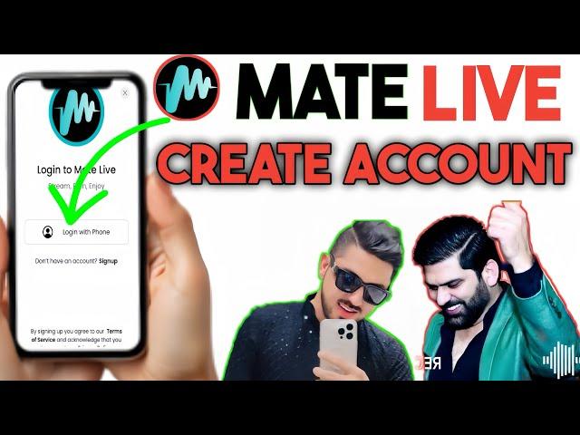 How To Create Mate Live App Account In Pakistan | Mate Live App Ki I’d Kaise Banaye