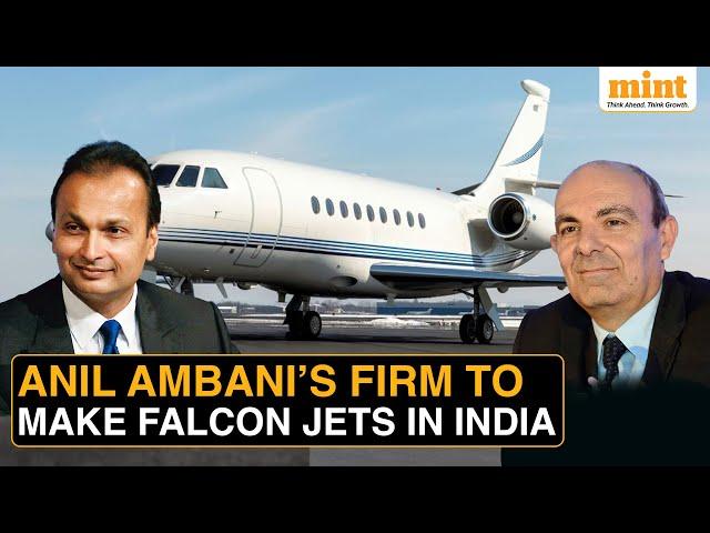 Reliance Infra To Manufacture Dassault's Falcon 2000 Jets In India Through JV;  Shares Surge By 5%