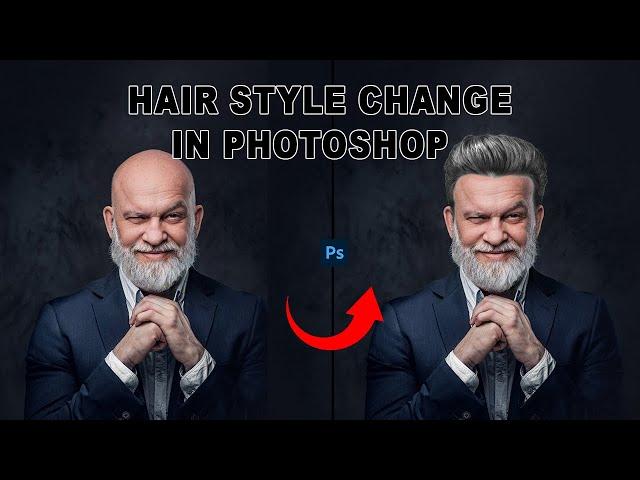 How To Change Hair Style Or Hair Replacement In Photoshop | Photoshop New Tricks