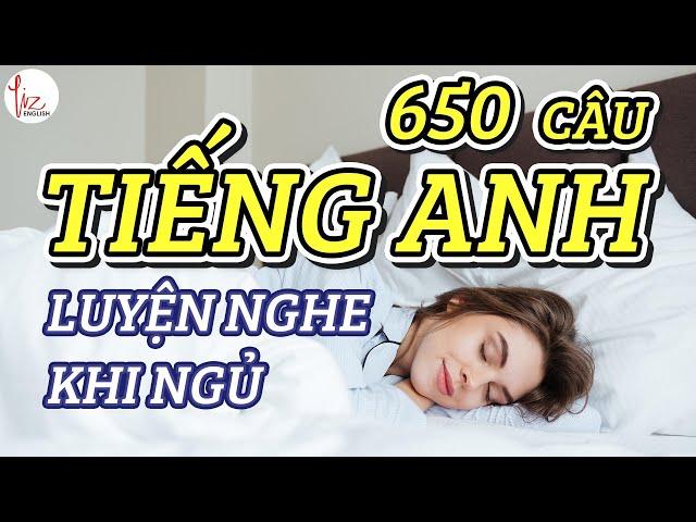 650 Câu Tiếng Anh Luyện Nghe Tiếng Anh Khi Ngủ | Lizenglish