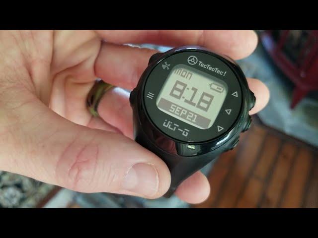 TecTecTec ULT-G Golf GPS Watch Lightweight Preloaded With Worldwide Golf Courses