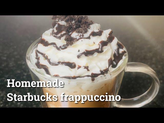 스타벅스 모카 프라푸치노(Homemade Starbucks mocha frappuccino)