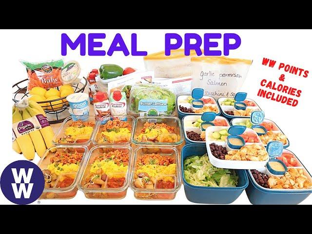 MEAL PREP | BREAKFAST TACO SCRAMBLE | CHOPPED CHICKEN TACO SALAD | WEIGHT WATCHERS POINTS & CALORIES