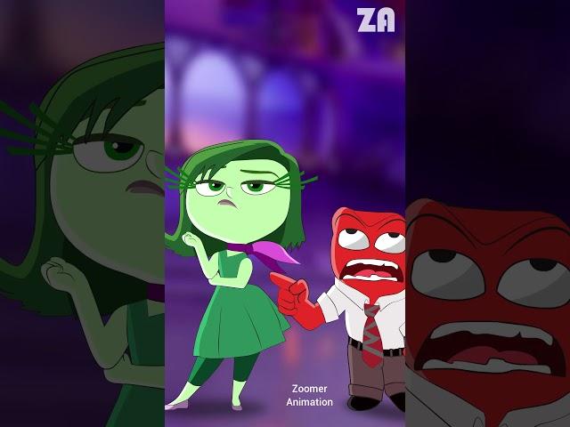 #Animation: Inside-Out2 Anger checking his popularity  Was it Disgust?