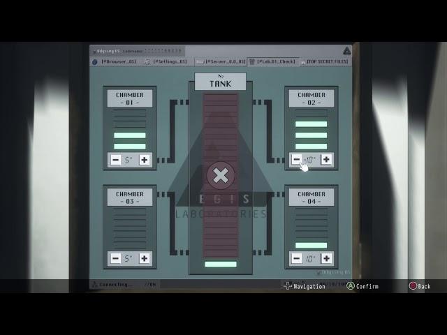 Daymare 1998 - Aegis Temperature Control Terminal Puzzle Solution