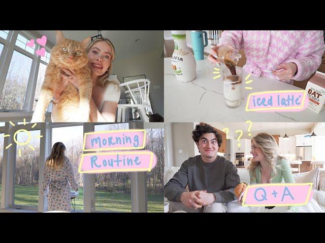 weekly vlog | couples Q&A, morning routine & easy dinner