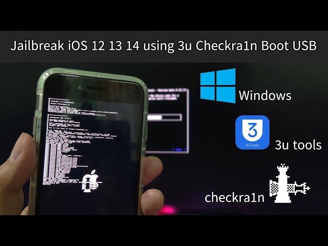 How to Jailbreak iOS 12 13 14 | Windows 3u Checkra1n USB