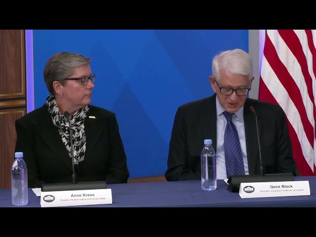 Chancellor Block on UCLA Admissions
