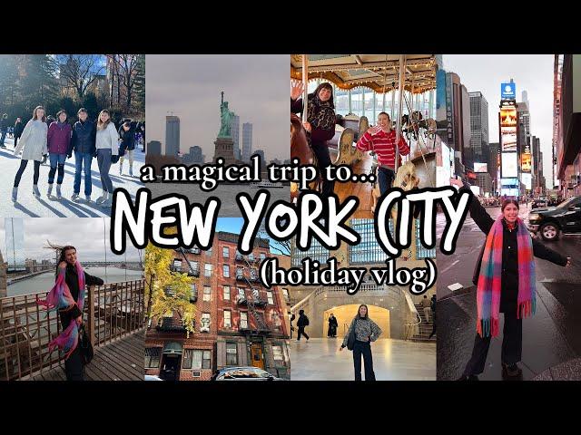 MY FIRST TIME IN NYC | Times Square, Broadway, Central Park, Brooklyn Bridge (New York vlog)