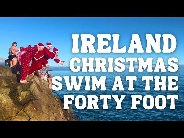 Christmas Swim in Ireland 2024 The Forty Foot at Sandycove