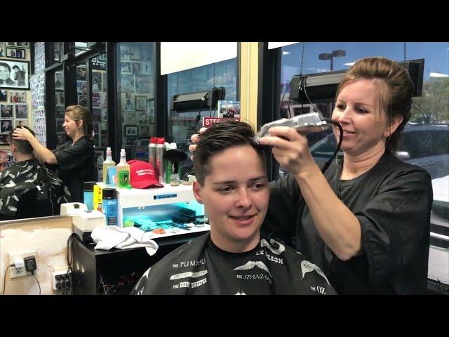 Danielle LV - Pt 3: Long to Undercut Pixie to #1 Buzz Cut (Free Video)