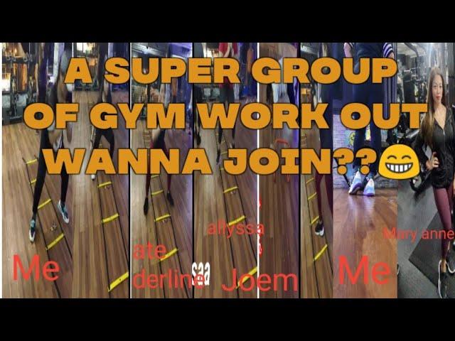 A Group of Girls Doin Gym work out || @Snb gym ||Angeles Pampanga