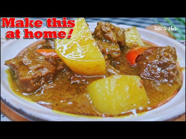 BEEF CURRY | do not Boil in Water directly! I will show you How to cook Delicious Beef Curry!