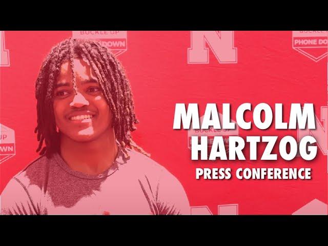 Malcolm Hartzog talks about his first career start and touchdown against the Indiana Hoosiers