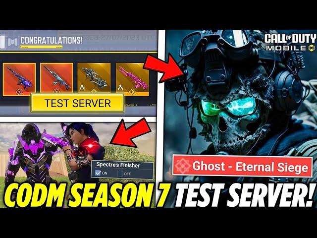 *NEW* Season 7 Leaks! Test Server + 2 Mythic Characters + New Finisher & Negative CP! Cod Mobile!