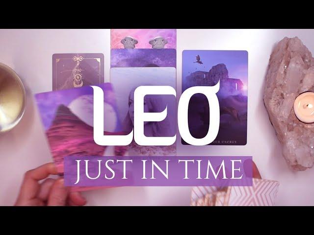 LEO TAROT READING | "REALIGNED TO YOUR HIGHEST PATH!" JUST IN TIME