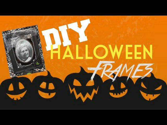 DIY Halloween Scary Frames - Decorations - Paper to Masterpiece