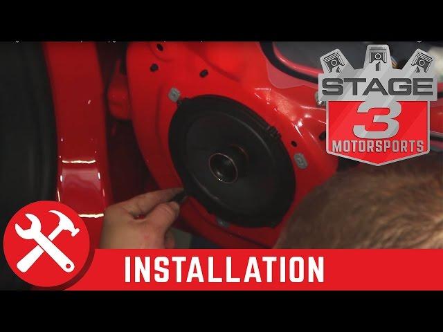 2015-2016 Mustang Kicker KS654 6.5 Speaker Upgrade Kit Install (Base Audio)